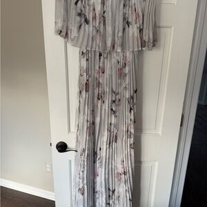 Ricorica Floral Pleated Skirt